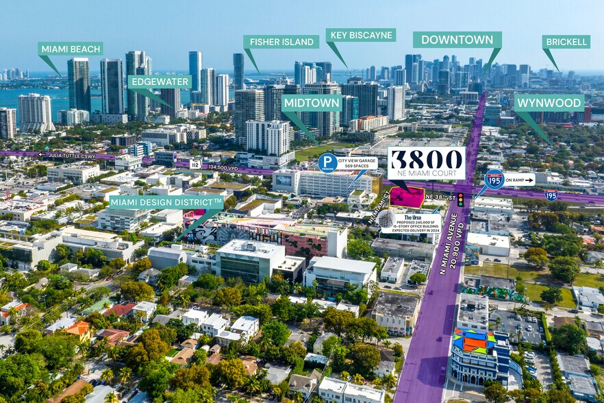 3800 NE Miami Ct, Miami, FL à louer - Aérien - Image 3 de 4