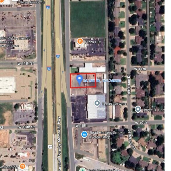 1020 N Interstate 27, Plainview, TX à vendre - Aérien - Image 2 de 2