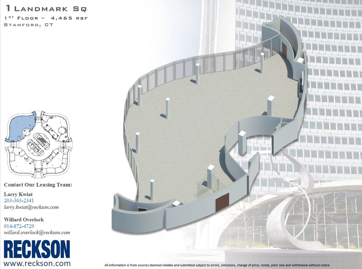 1 Landmark Sq, Stamford, CT à louer Plan d’étage- Image 1 de 8