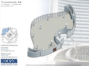 1 Landmark Sq, Stamford, CT à louer Plan d  tage- Image 2 de 9