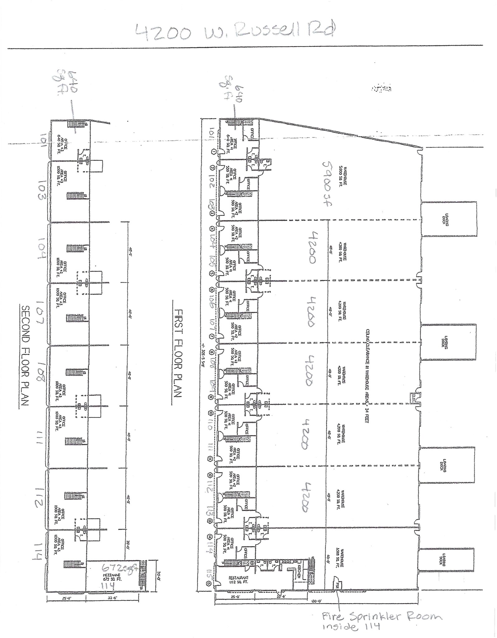 4200 W Russell Rd, Las Vegas, NV à louer Plan de site- Image 1 de 1