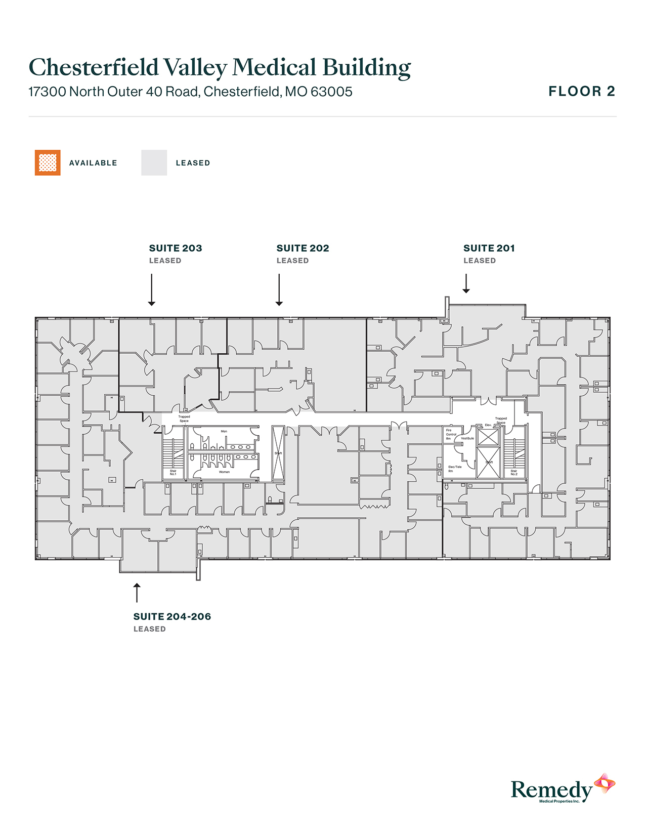 17300 N Outer Forty, Chesterfield, MO à louer Plan d  tage- Image 1 de 1