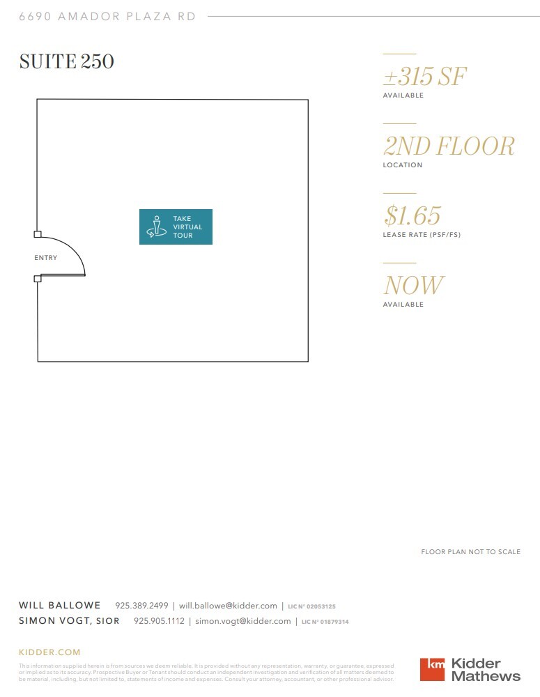 6690 Amador Plaza Rd, Dublin, CA for lease Floor Plan- Image 1 of 1