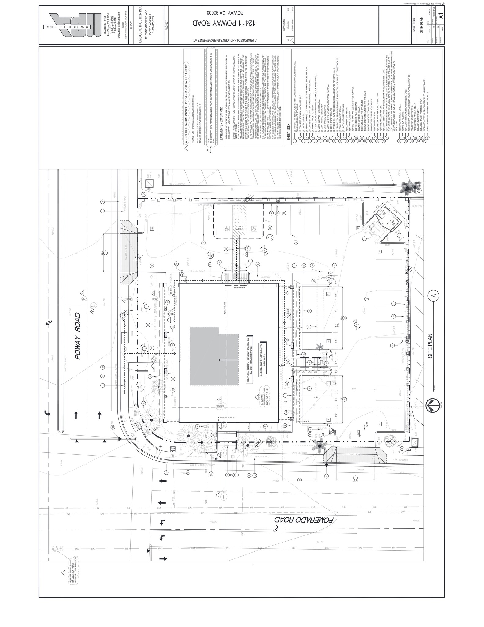 12411 Poway Rd, Poway, CA à louer Plan de site- Image 1 de 1