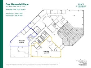 7633 E 63rd Pl, Tulsa, OK à louer Plan d’étage- Image 1 de 1