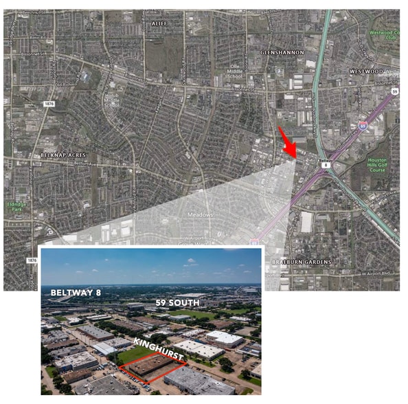 10626 Kinghurst St, Houston, TX for sale - Aerial - Image 2 of 4