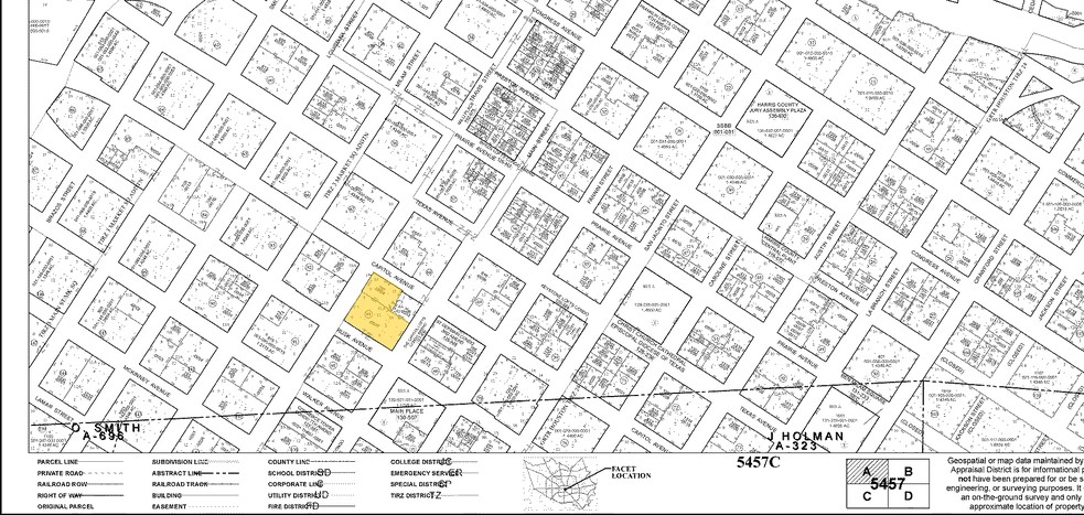 712 Main St, Houston, TX for lease - Plat Map - Image 2 of 26