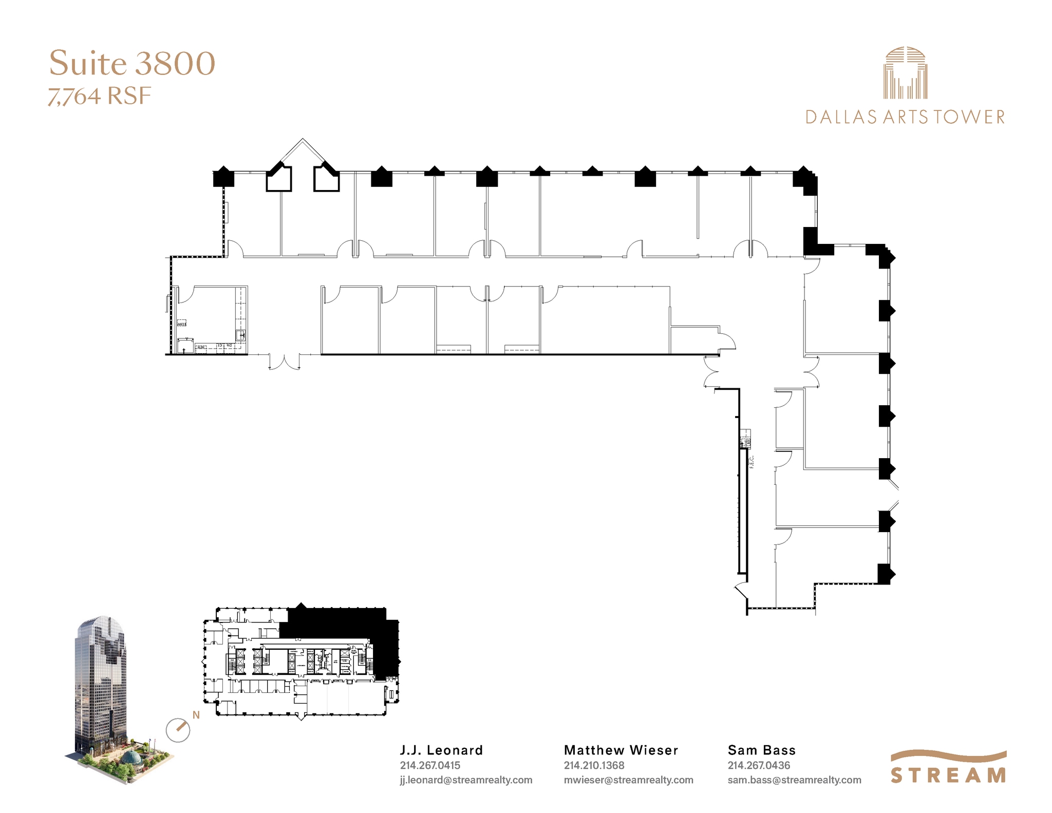 2200 Ross Ave, Dallas, TX for lease Floor Plan- Image 1 of 1