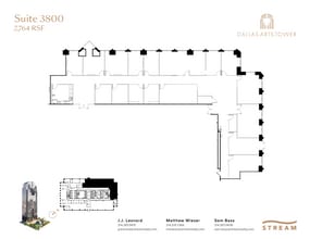 2200 Ross Ave, Dallas, TX for lease Floor Plan- Image 1 of 1