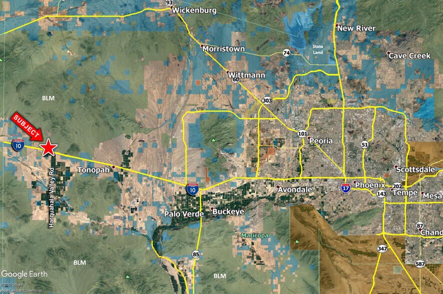 Interstate 10, Tonopah, AZ à vendre - Aérien - Image 3 de 3