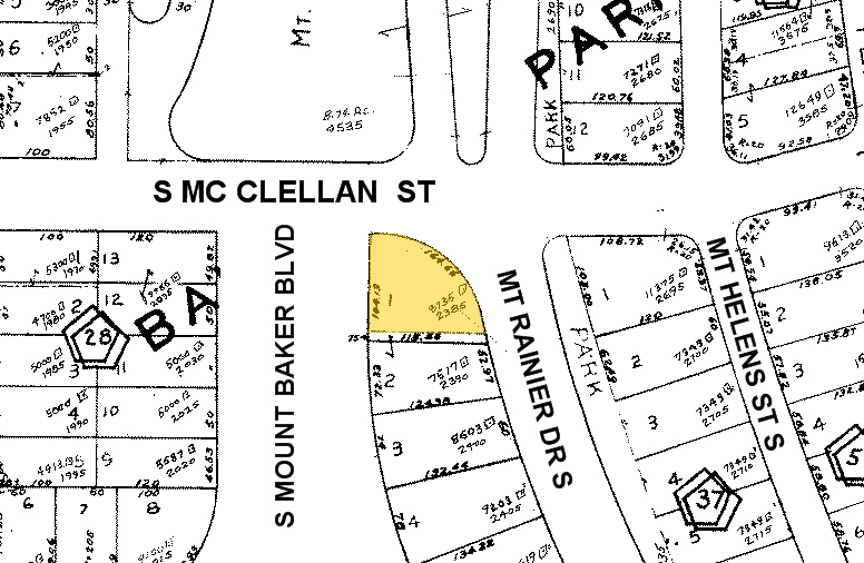 3601 S McClellan St, Seattle, WA for sale - Plat Map - Image 2 of 2