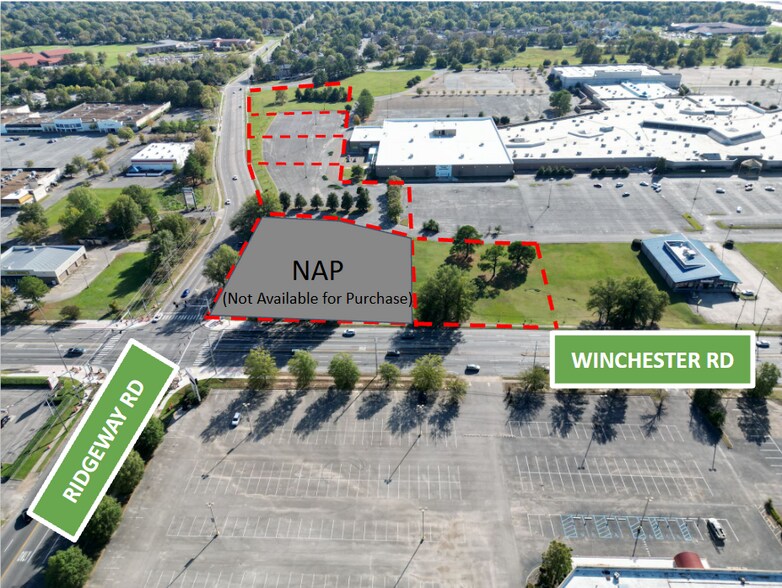 6075 Winchester Rd, Memphis, TN à vendre - Aérien - Image 2 de 4