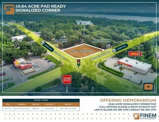 Plus de détails pour 1451 Ribaut Road, Port Royal, SC - Terrain à vendre