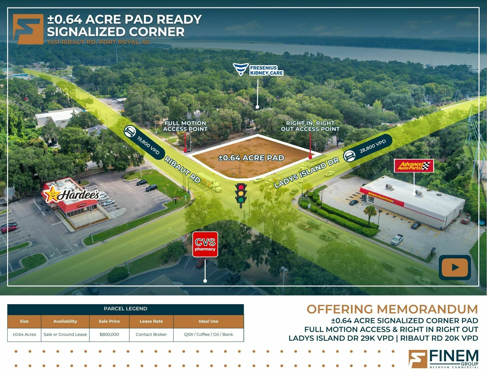 1451 Ribaut Road, Port Royal, SC à louer Photo du bâtiment- Image 1 de 15