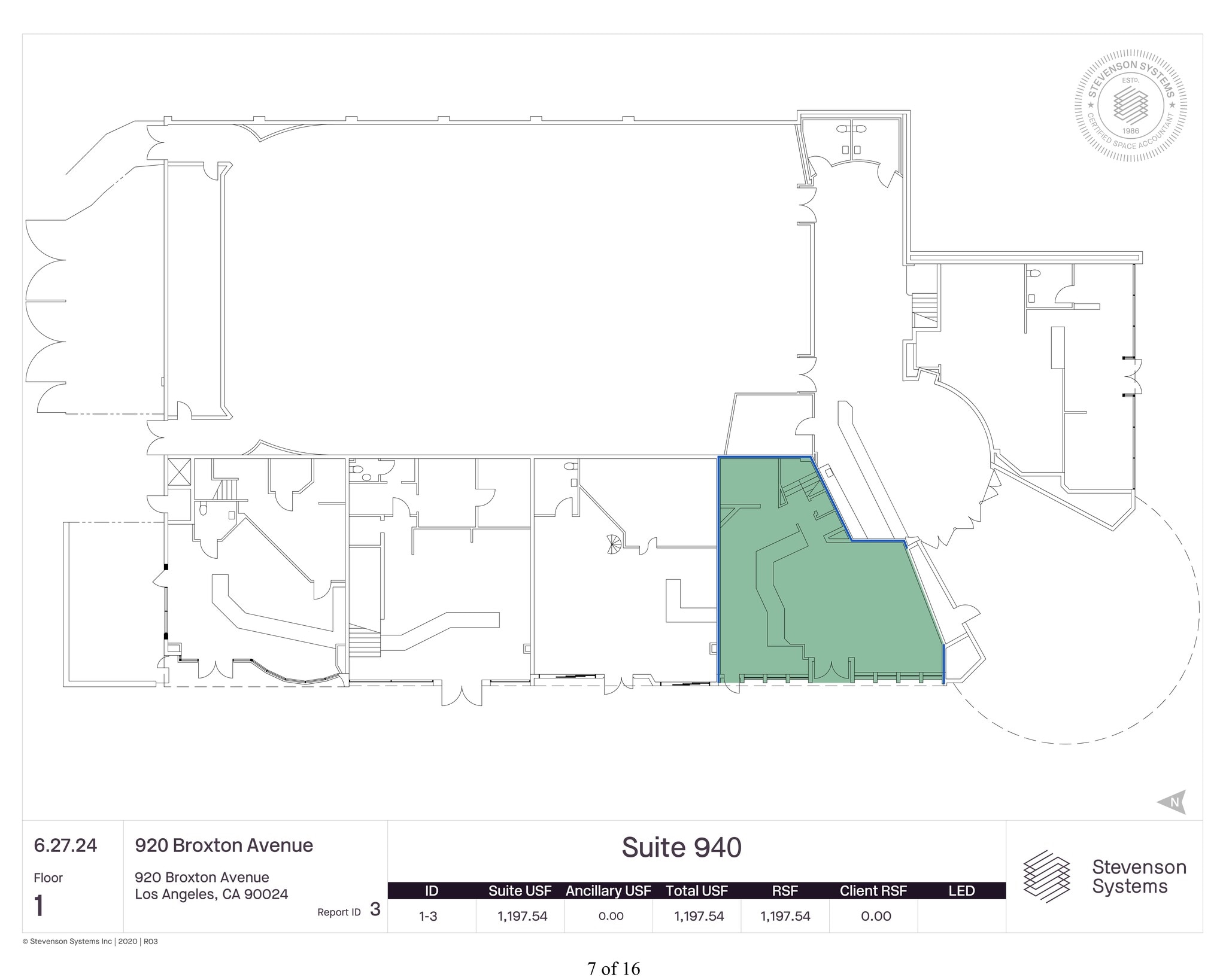 920-940 Broxton Ave, Los Angeles, CA for lease Site Plan- Image 1 of 2