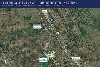3444 Highway 287 North Access Rd, Sunset, TX - Aérien  Vue de la carte - Image1
