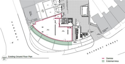 86-88 Delancey St, Londres à louer Plan d’étage- Image 1 de 1