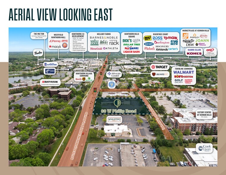 30 W Phillip Rd, Vernon Hills, IL à vendre - Photo du bâtiment - Image 3 de 9