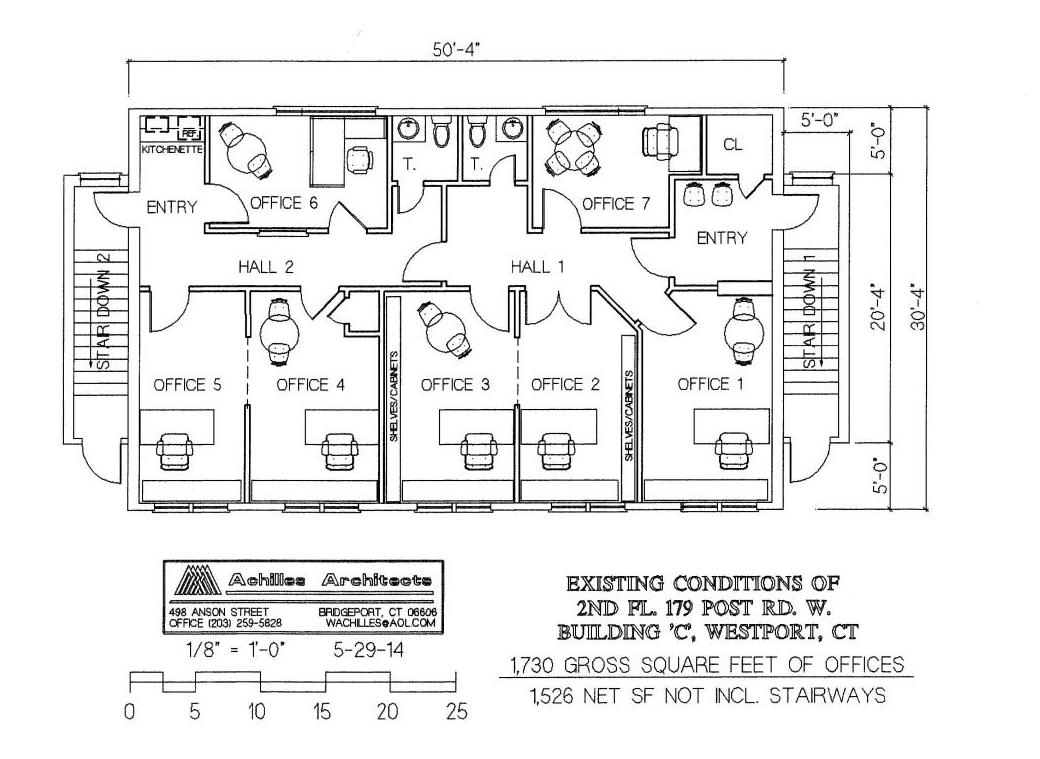 175-179 Post Rd W, Westport, CT à louer Plan d  tage- Image 1 de 4