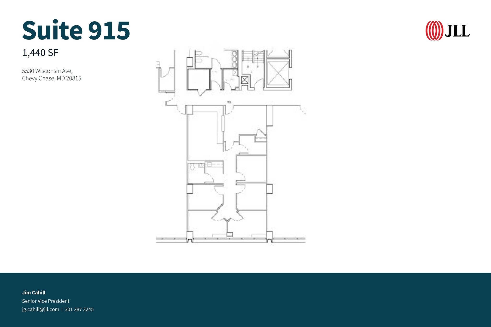 5530 Wisconsin Ave, Chevy Chase, MD for lease Floor Plan- Image 1 of 1