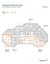1005 N Glebe Rd, Arlington, VA à louer Plan d’étage- Image 1 de 1