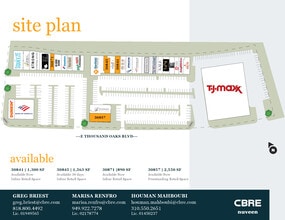 30815-30849 E Thousand Oaks Blvd, Thousand Oaks, CA for lease Site Plan- Image 2 of 2
