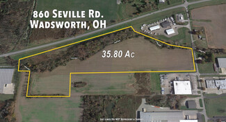 Plus de détails pour 860 Seville Rd, Wadsworth, OH - Terrain à vendre