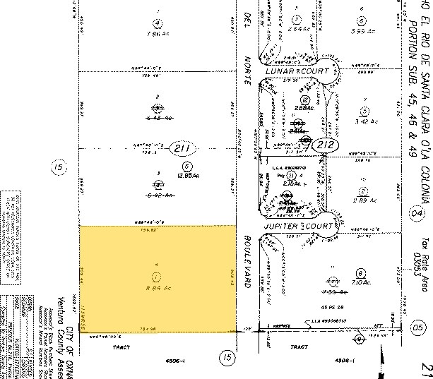 701 Del Norte Blvd, Oxnard, CA à louer - Plan cadastral - Image 3 de 12