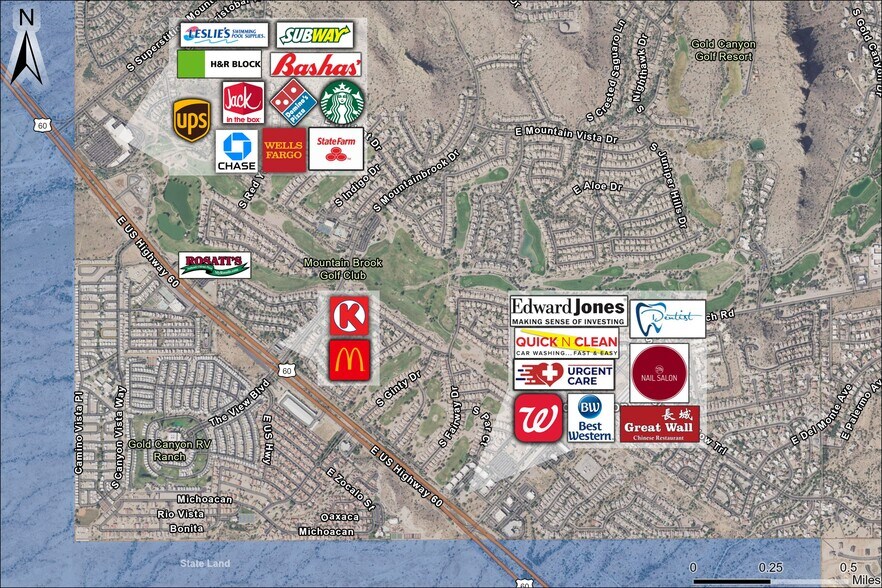 US 60, Gold Canyon, AZ à vendre - Photo du bâtiment - Image 3 de 5