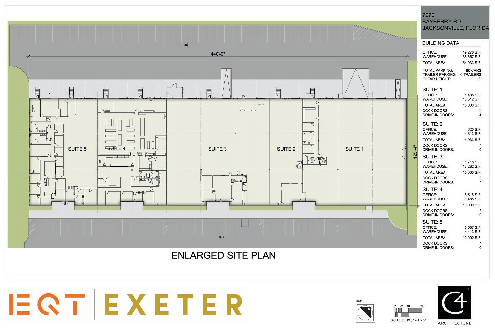 7970 Bayberry Rd, Jacksonville, FL à louer Plan de site- Image 1 de 1