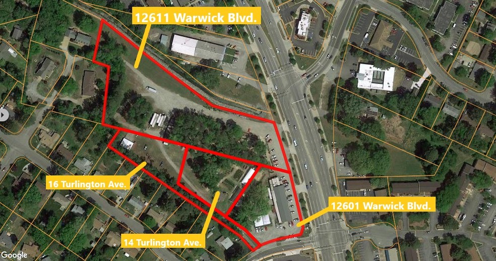 12601 Warwick Blvd, Newport News, VA for sale - Plat Map - Image 1 of 1