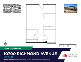 10700 Richmond Ave, Houston, TX à louer Plan d’étage- Image 1 de 1