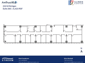 233 N Michigan Ave, Chicago, IL à louer Plan d  tage- Image 1 de 1