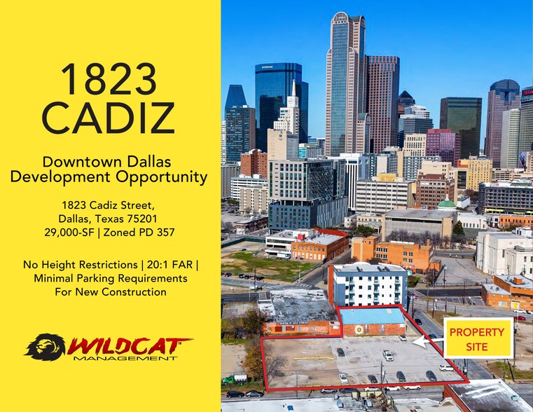 1823 Cadiz St, Dallas, TX à vendre - Photo du bâtiment - Image 3 de 3