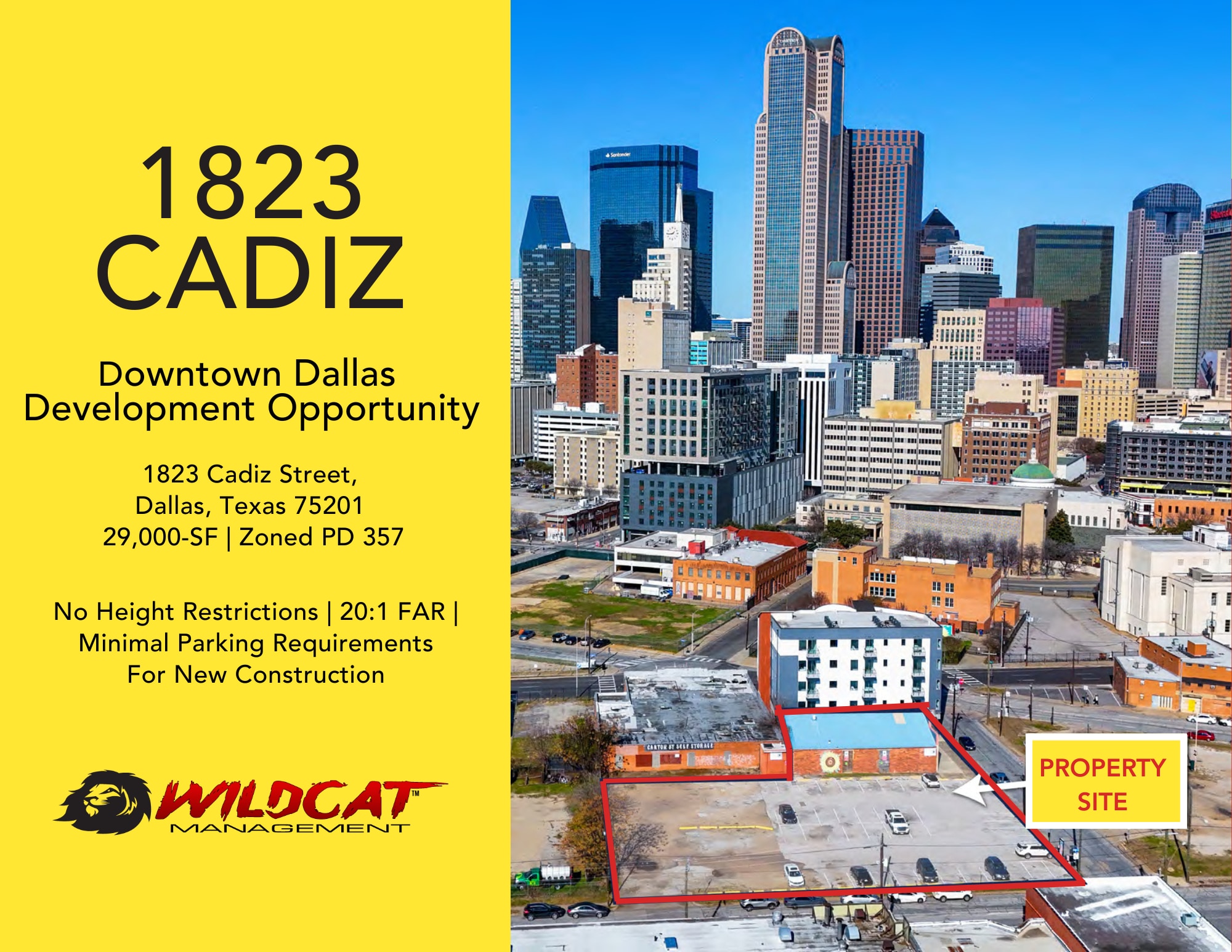 1823 Cadiz St, Dallas, TX à vendre Photo du bâtiment- Image 1 de 4