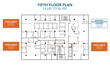 4625 Lindell Blvd, Saint Louis, MO à louer Plan d’étage- Image 1 de 1