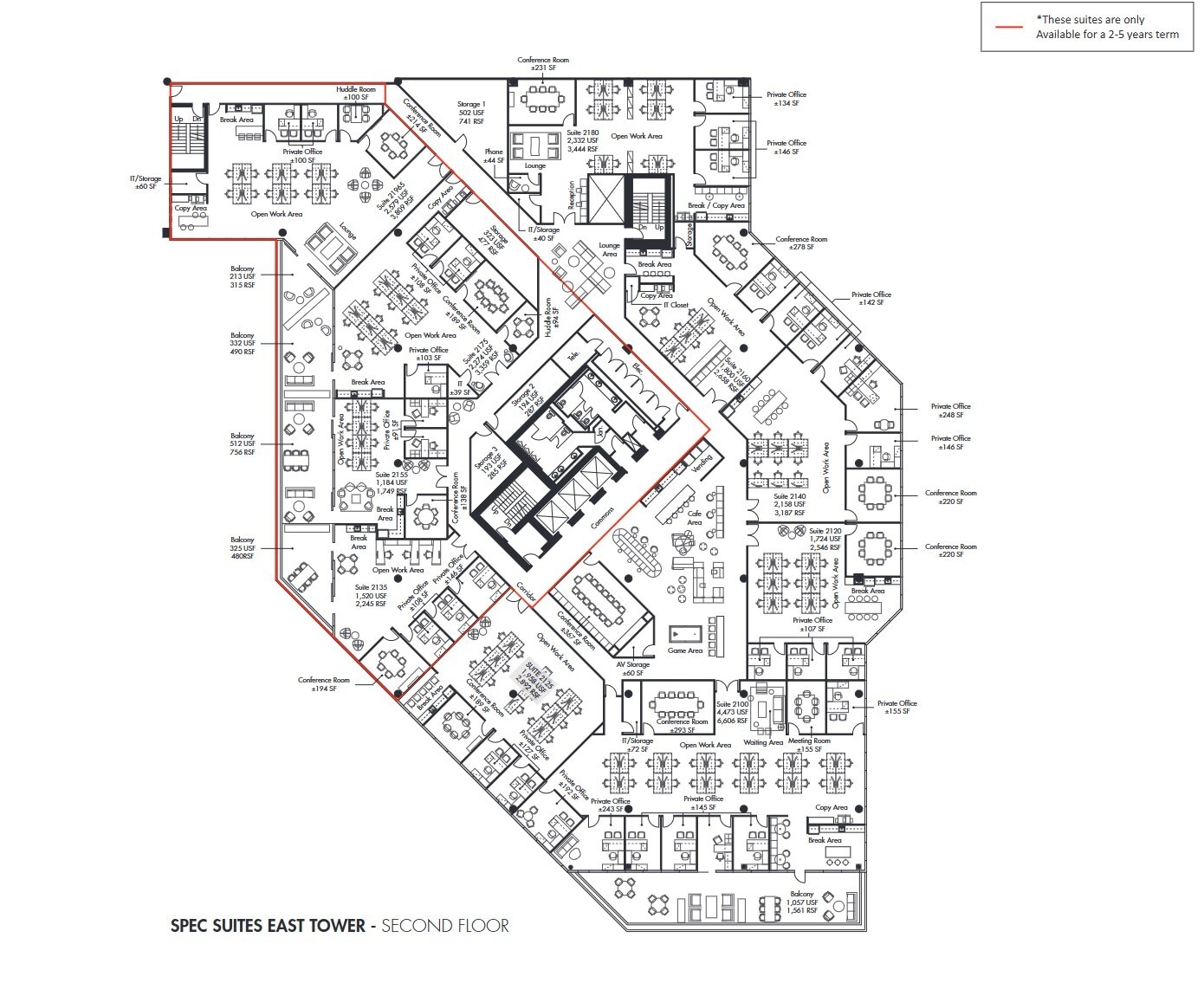 2101-2141 Rosecrans Ave, El Segundo, CA à louer Plan d’étage- Image 1 de 1