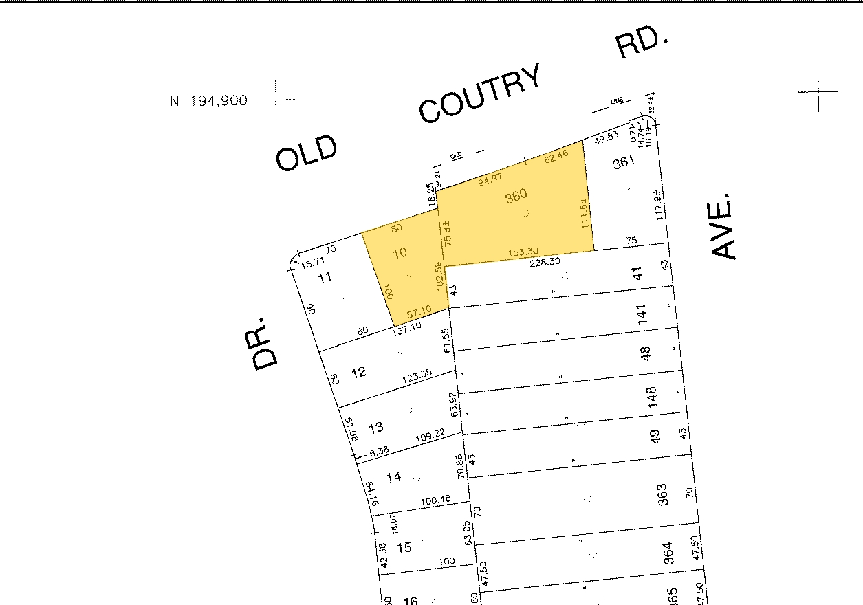 311-313 W Old Country Rd, Hicksville, NY à vendre Plan cadastral- Image 1 de 1