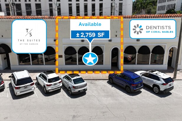 280-284 Alhambra Cir, Coral Gables, FL à louer - Photo du bâtiment - Image 2 de 5