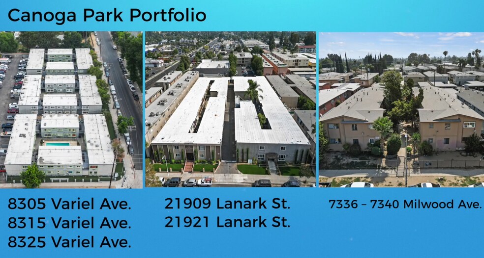 8305-8325 Variel Ave, Canoga Park, CA à vendre - Photo du bâtiment - Image 3 de 14