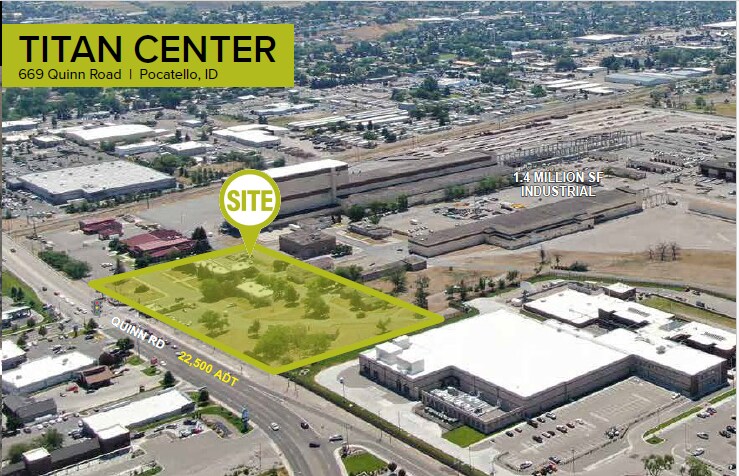 669 W Quinn Rd, Pocatello, ID à vendre - Photo du bâtiment - Image 2 de 2