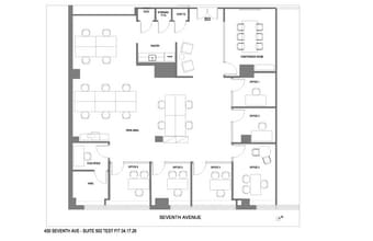 450 7th Ave, New York, NY à louer Plan d’étage- Image 1 de 1