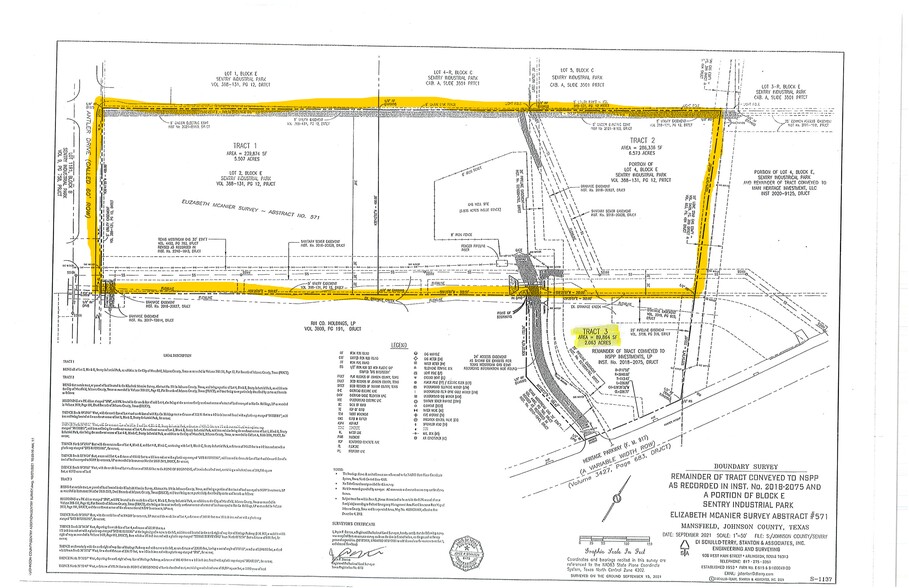 1100 S Main Street, Mansfield, TX à vendre - Plan de site - Image 2 de 2