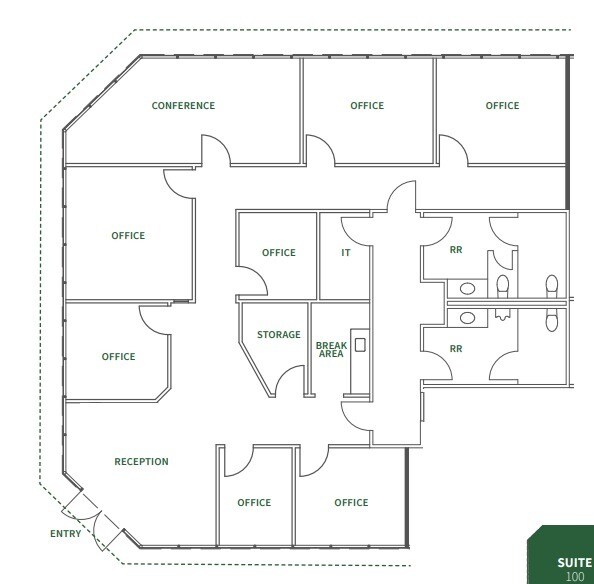 11245 W Bernardo Ct, San Diego, CA for lease Floor Plan- Image 1 of 1