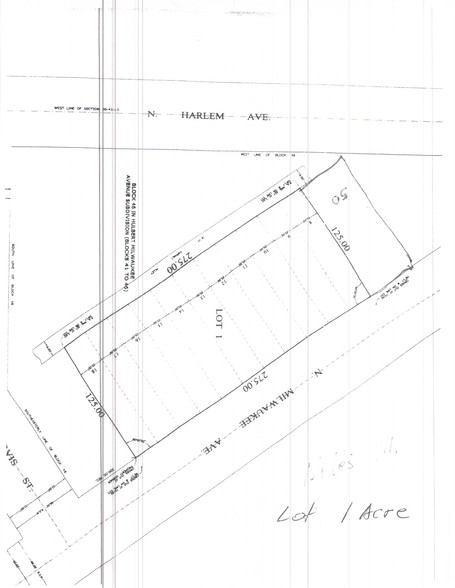 7430-7460 N Milwaukee Ave, Niles, IL à vendre - Plan cadastral - Image 2 de 2