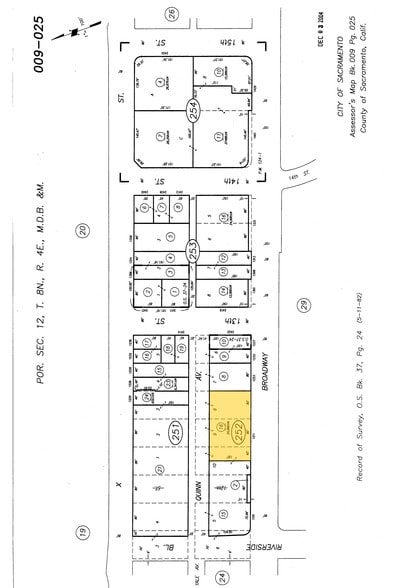 1211 Broadway, Sacramento, CA for sale - Plat Map - Image 2 of 6