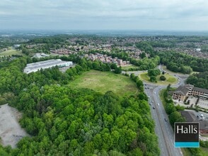 Priorslee roundabout, Telford, SHR - Aerial  map view