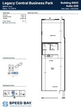 6901 K Ave, Plano, TX for lease Floor Plan- Image 2 of 2