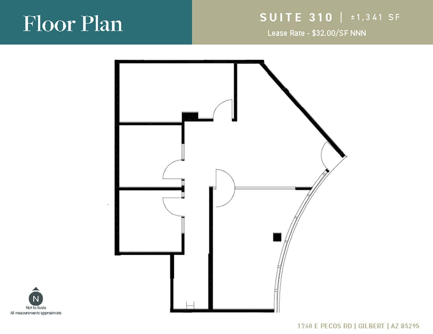 1760 E Pecos Rd, Gilbert, AZ à louer Plan d’étage- Image 1 de 1