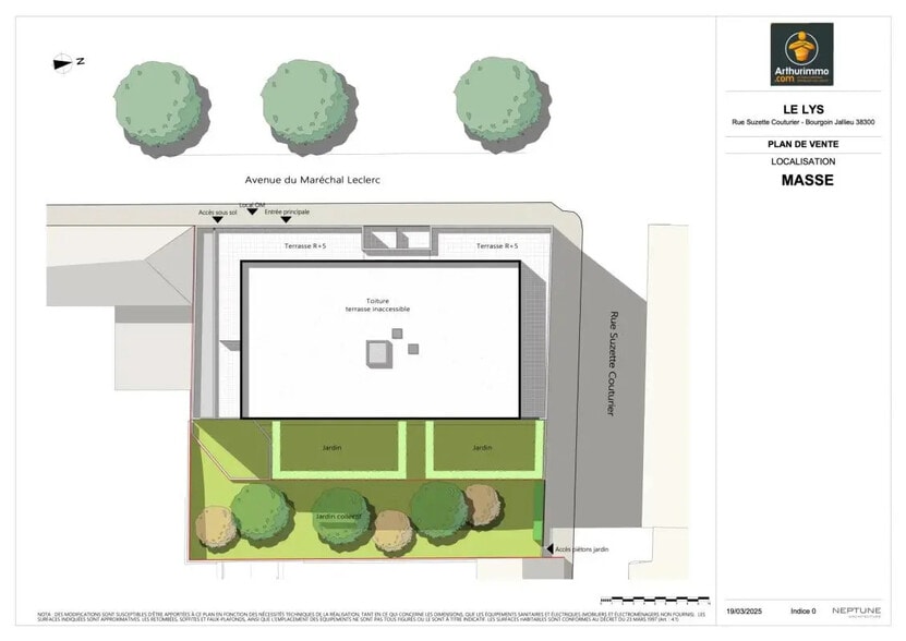Commerce de détail dans Bourgoin-Jallieu à vendre - Plan de site - Image 3 de 4